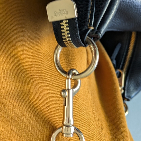 Coach Black Leather Hobo Bag - Picture 14 of 15